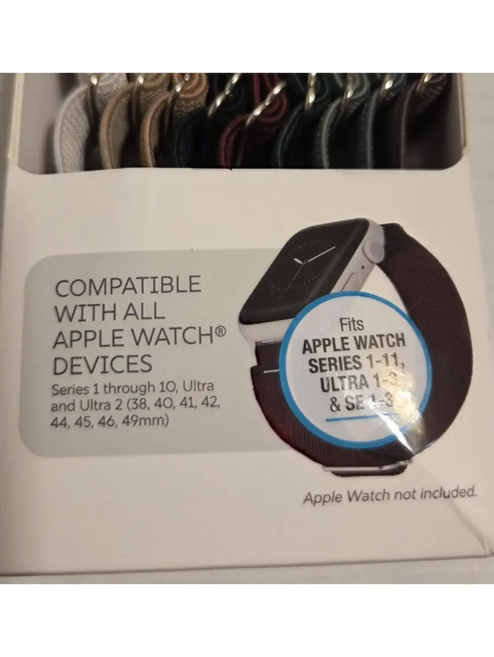 Apple Watch Bands {Adjustable Soft Woven Elastic}, Pk Of 10, NEW Open Box